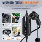 AIMILER Level 2 Portable EV Charger, 32A, 25ft