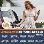 AIMILER Level 2 Portable EV Charger, 32A, 25ft