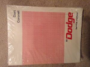 Repair Manual for 1966 Dodge Charger & Dart
