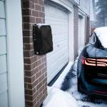 Tesla Charger Cover with Adjustable Zipper, Black