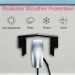 Outdoor Stainless Steel EV Charger Port Cover