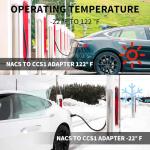 NACS to CCS Adapter for Ford and GM EVs