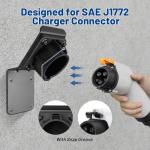 Anina Wall Mount EV Charger Holder for J1772