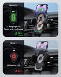 ZEEHOO Wireless Car Charger with Auto-Clamping Mount