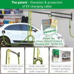 Barkan 63" Weatherproof EV Charging Cable Wall Arm