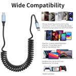 Coiled 3FT USB C Fast Charging Cable 2-Pack