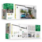 Barkan 63" Weatherproof EV Charging Cable Wall Arm