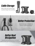 BMZX Wall Mount EV Charger Holder Kit