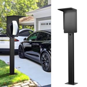 Weatherproof Pedestal with Roof for Tesla Chargers