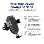 Wireless Car Charger - Fast Charging & Auto Clamping