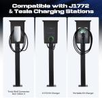 Weatherproof Pedestal with Roof for Tesla Chargers