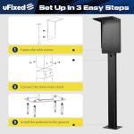 Weatherproof Pedestal with Roof for Tesla Chargers