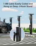 Outdoor Freestanding EV Charger Stand in Steel