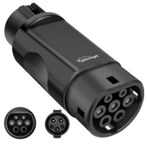 Type 1 to Type 2 EV Charger Adapter