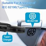 Type 1 to Type 2 EV Charger Adapter