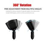 Dual USB Car Charger with LED Voltmeter