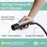SUIDEK Portable 16A Tesla Charger with NEMA Plug