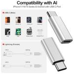4-Pack Lightning to USB-C Adapters for iPhone
