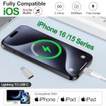 4-Pack Lightning to USB-C Adapters for iPhone