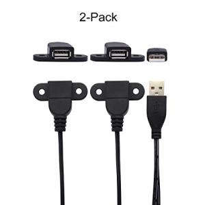 QiCheng&LYS USB Dual Female Charging Extension Cable