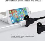 QiCheng&LYS USB Dual Female Charging Extension Cable