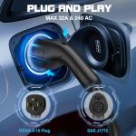 GRECELL 32A Level 2 EV Charger with 25FT Cable