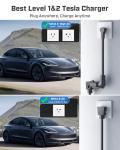 Upgraded Tesla Mobile Charger with Adjustable Current