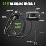 EVMaster Level 2 EV Charger, 32Amp, 28FT Cable