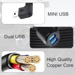 MAYWILLA Dual USB Car Dash Cam Charger Cable