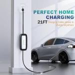 Liftsun Portable EV Charger, 15Amp 110V, 21Ft Cable