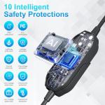 Portable Level 1 EV Charger with 21ft Cable