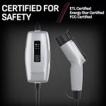 Schumacher 12 Amp Portable EV Charger, 20 Feet