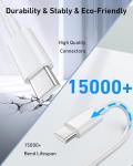 2-Pack USB A to USB C Car Charging Cable