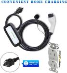 Liftsun Portable EV Charger, 15Amp 110V, 21Ft Cable