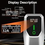 Portable Level 1/2 EV Charger 26ft Cable