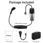 Portable Level 1/2 EV Charger 26ft Cable