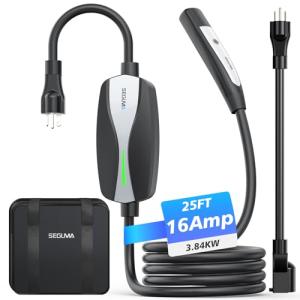 SEGUMA Tesla Portable Charger with 25ft Cable
