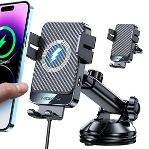 MOKPR 15W Fast Wireless Car Charger Mount