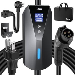 Tera Portable Level 2 & 1 EV Charger 16A