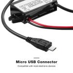 Weewooday Waterproof 12V to 5V Car Power Converter