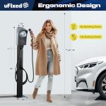 Outdoor Charger Stand for Tesla EVs - Black