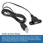 5ft USB Male to Female Charging Cable for EVs