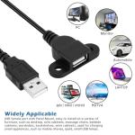 5ft USB Male to Female Charging Cable for EVs