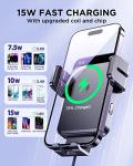 JOYROOM 15W Qi Fast Wireless Car Charger Mount