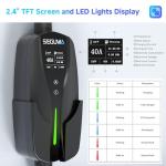 SEGUMA 40Amp Level 2 EV Charger with 25FT Cable