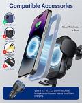 ZeeHoo 15W Fast Wireless Car Charger Mount