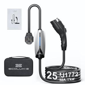 32Amp Level 2 Home EV Charger with 25ft Cable