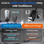 32Amp Level 2 Home EV Charger with 25ft Cable