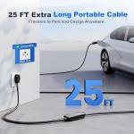 32Amp Level 2 Home EV Charger with 25ft Cable