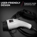 Schumacher Level 2 Portable EV Charger, 16A, 28ft Cable